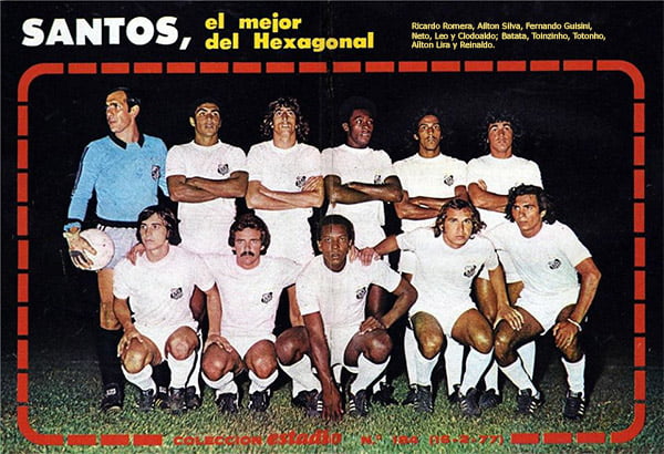 Santos Campeão ho Torneio Hexagonal do Chile (1977)